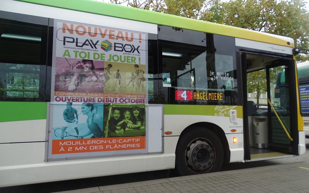 Playbox sur les bus de La Roche sur Yon !